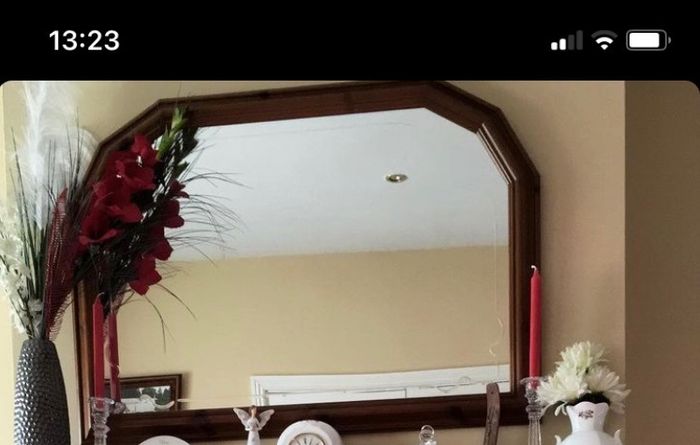Perfect condition Heavy Duty Wooden Frame Mirror