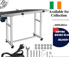 Electric PVC Belt Conveyor 1500x200mm 60W Adjustable Speed for Inkjet Printers