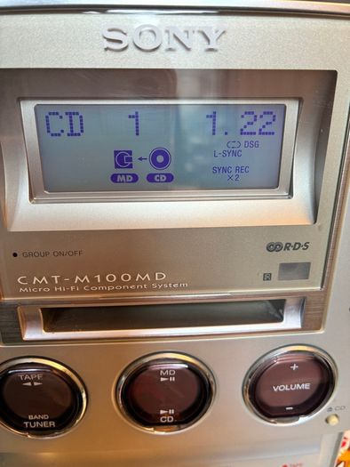 Sony CMT-M100MD Mini Hi-Fi - Fully Tested & Serviced