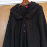 Monsoon Black  Long Boucle Kinit Coatigan.    S. 14. Image 2