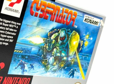 Cybernator for Nintendo SNES - Boxed and Beautiful