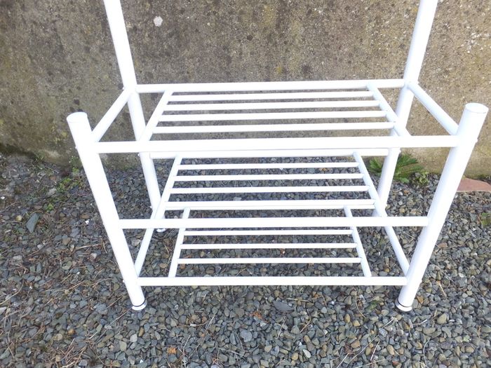 Coat rack stand and shoe rack