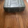 Vintage 70's Green Faux leather Suitcase VGC Image 3