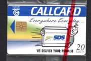 1996 Ireland 20 unit An Post's courier and parcel distribution service S.D.S (Special Distribution Services) (Gemplus GEM1) Call Card Mint in packing Telecom Eireann Card Number 1115