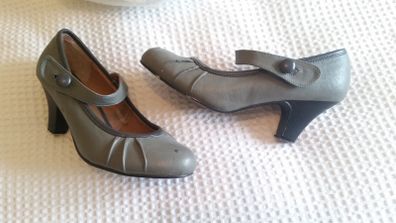 Grey Heels - Size 4