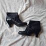 Faith sirrien black leather boots Size 6 eu 39 in like new condition Image 5