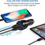 USB Car Adaptor 2 Port USB 3.0 Car Cigarette Lighter Phone Charger 30W 5A Fast Charging Compatible with iPhone Samsung Galaxy iPad Huawei (FREE POSTAGE) Image 2