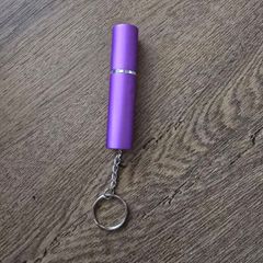 Perfume travel spray bottle keyhanger