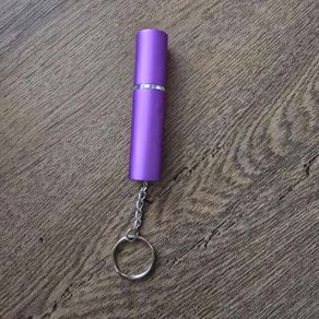 Perfume travel spray bottle keyhanger