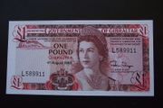 Gibraltar. Unc 1 Pound (4-8-1988) Ordinance Cap 39 Nice Number!