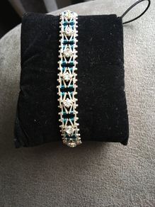 18kt white gold plated