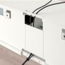 TV Bench BESTA Ikea White Pale Grey Green Image 5
