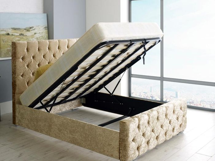 New Monaco Double & King Size Bed Frame With Mattress Opt
