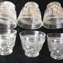 6 Vintage Pressed Glass  Wexford Punch Cups by Anchor Glass Co. USA. Image 5