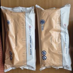 Medical bed disposable sheets & Dry wipes for incontinence