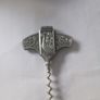 Vintage Norwegian Konge Tinn Pewter Viking Corkscrew - Hardanger Bestikk Boxed Image 5