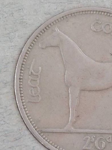 irish coin folder included mule halfcrown