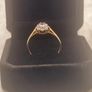 Stunning 9k  Gold O Size Hallmarked Ring Image 3