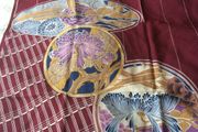 Davinci wine coloured vintage scarf
