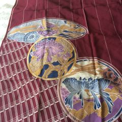Davinci wine coloured vintage scarf