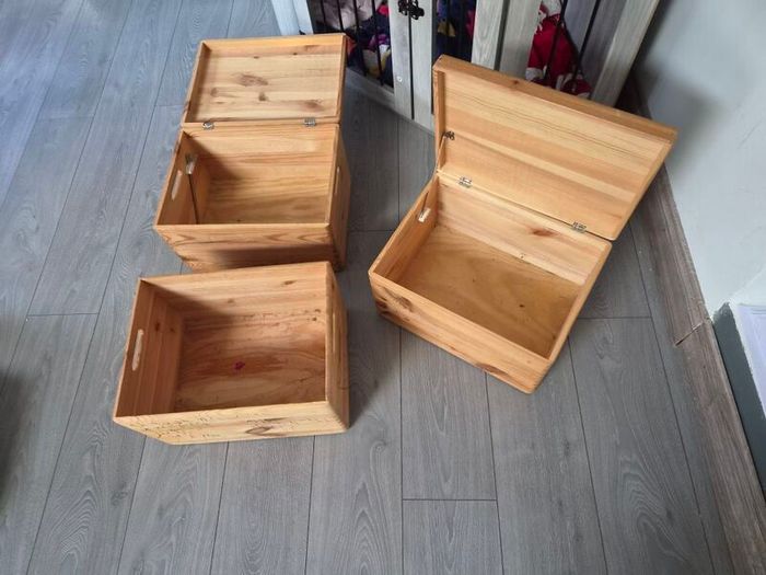 Wooden Toy Boxes