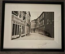 Large Framed Giles Norman - 1987 Kinsale under Snow