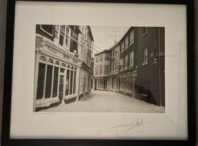 Large Framed Giles Norman - 1987 Kinsale under Snow