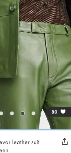 Leather Suit Trousers W36.l32.