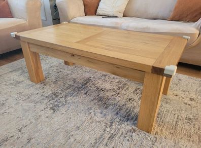 solid wood coffee table
