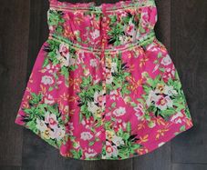 F&F pink floral strapless top, Size 22