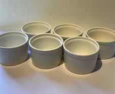 White Porcelain Ramekins (6)
