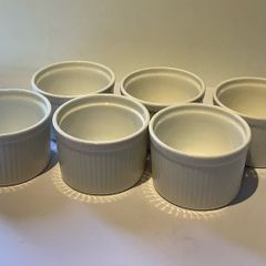 White Porcelain Ramekins (6)