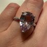 9ct gold Amethyst ring Image 2