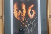Framed 10x8 The Sixth Sense Poster Photo Autographed by Bruce Willis (With COA)