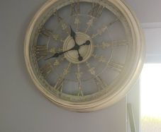 Rustic wall clock