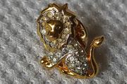Ballou Lion pin brooch