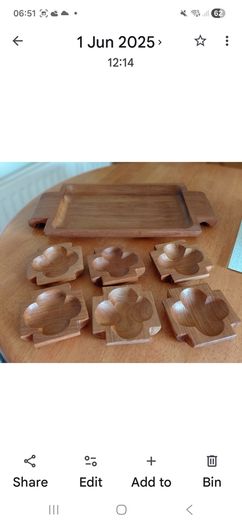 tapas set mid century
