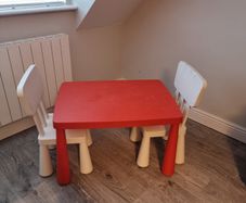 Ikea Mammut kids table and chairs