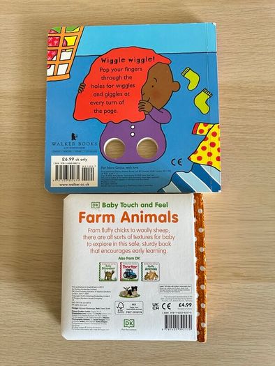 Farm Animals Early learning books for baby/toddler touch/feel