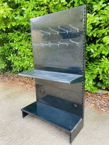 Large Black Peg Board Display Stand - Modular - 40 Free Hooks - Multiples Available!!