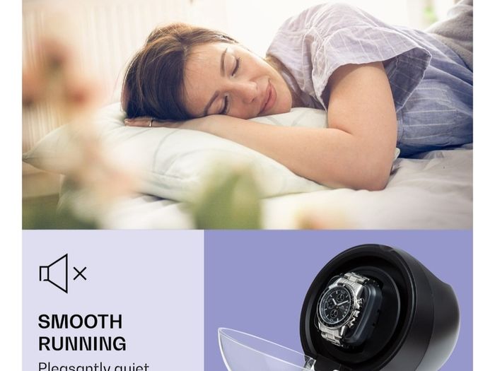 Automatic Watch Winder - stylish design with LED light - NEW