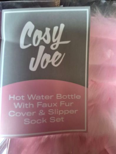 Hot Water Bottle and Slipper Sock Set