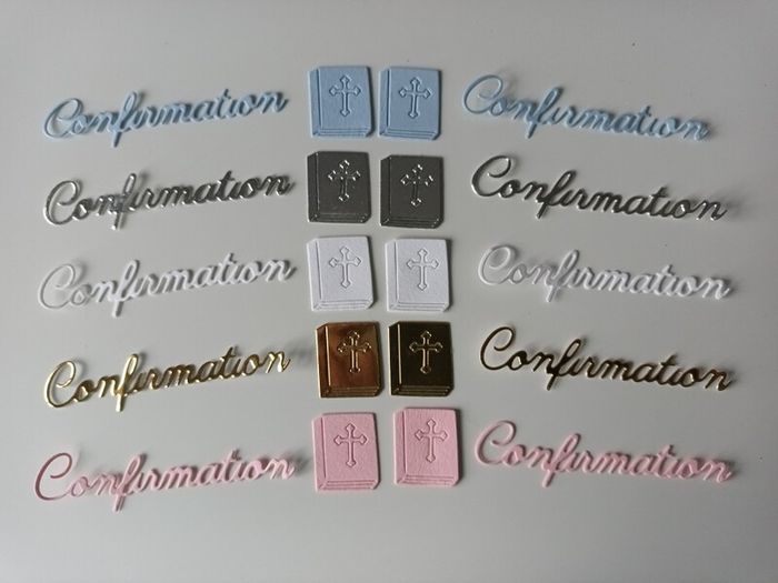 Die Cuts - Confirmation - 20 pieces