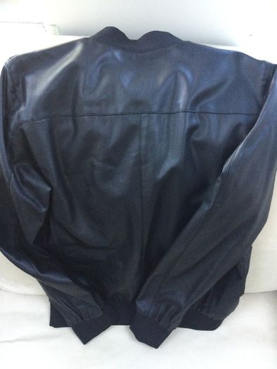 Zara mens black jacket slim fit large