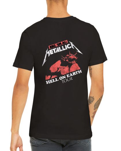Metallica Kill em All Hell On Earth Tour tee shirt