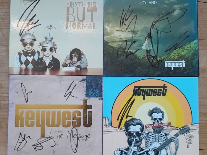 6 Keywest CD's - All Signed By Band