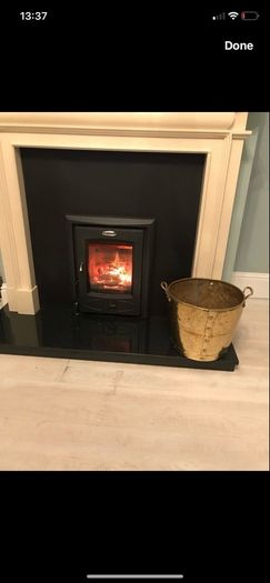 Brass Log Bucket