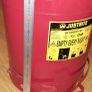 Justrite metal bin Image 3
