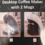 Sherwood Home Desktop Coffee Maker with 2 Mugs Image 4