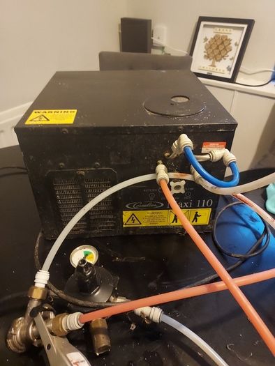 Lager set up for a bar